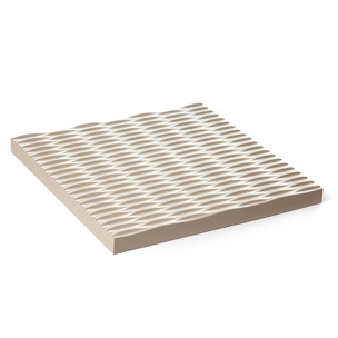 Carpinteria BRAIPONT: Panel texturado en relieve con base de mdf lacado.